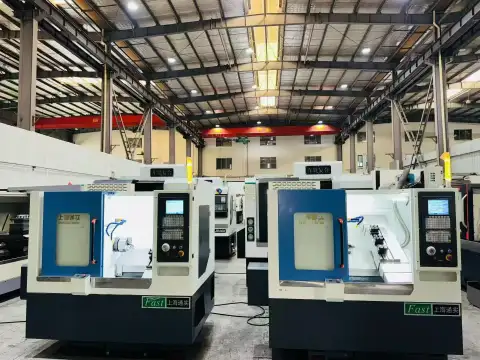 เครื่องกลึง CNC แบบ Gang Type ความเร็วสูง Shanghai Tongshi TS 36 มือสอง