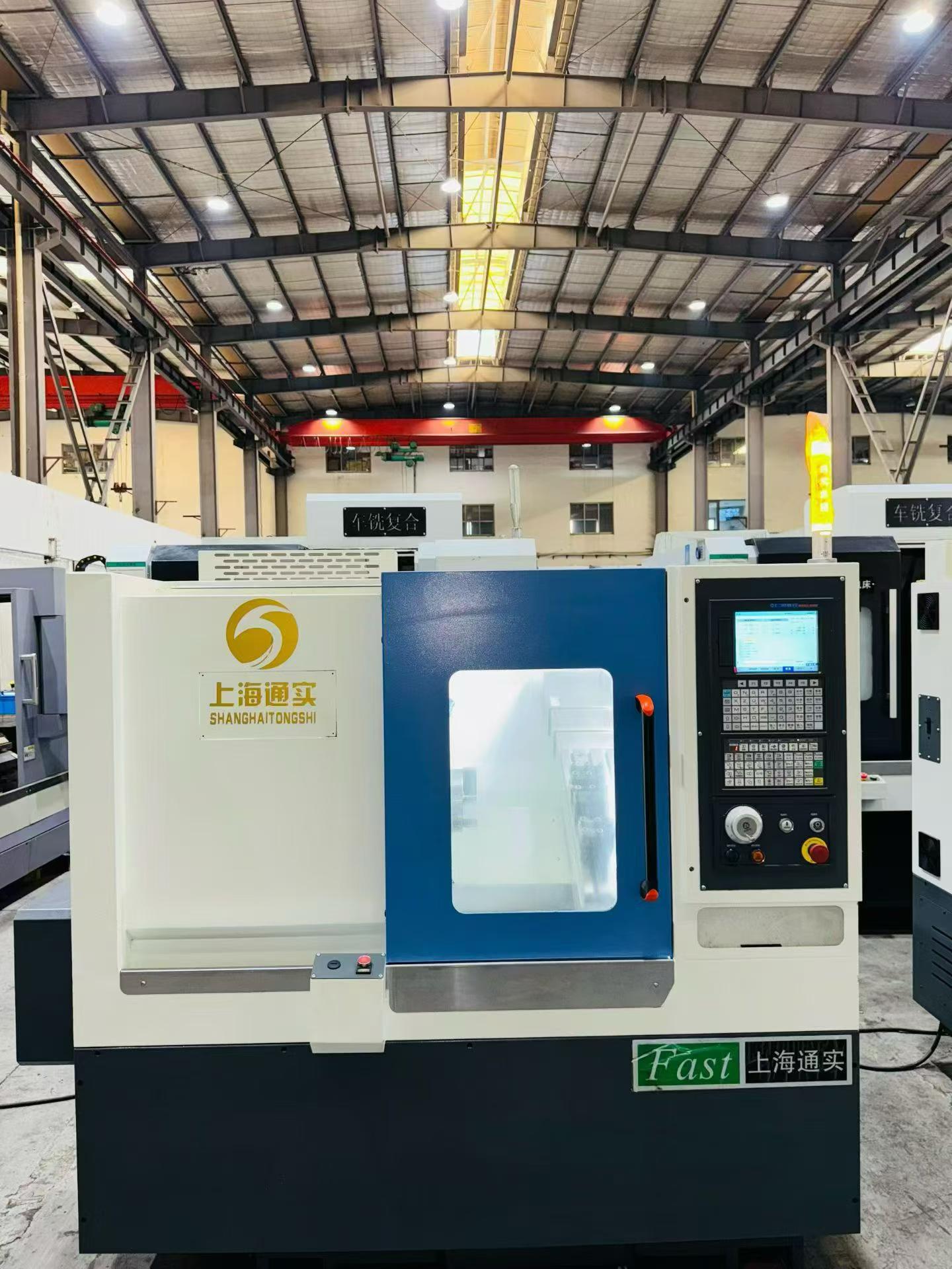 Used Shanghai Tongshi TS 36 High-Speed Gang-Type CNC Lathe photo 3