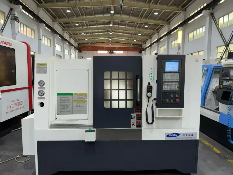 Used CK 4050 Slant-Bed Turret CNC Lathe with GSK 980 TC 3 photo 1