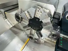 Used 10-Inch Heavy-Duty Turret CNC Lathe Yunnan Precision CK 500/500 photo 4