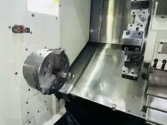 Used Guangdong Zhengyu TY-45 L Heavy-Duty Slant-Bed Turret CNC Lathe with Fanuc TF photo 8