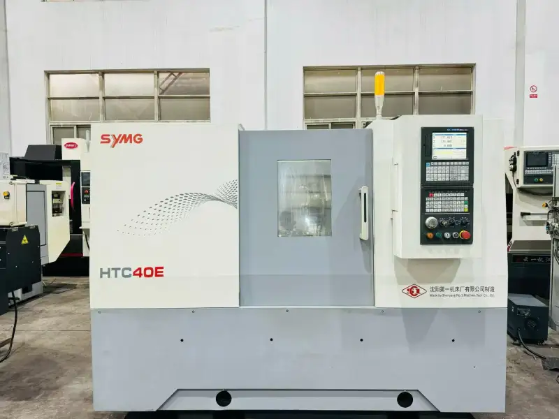 Used Shenyang HTC 40 E Turret-Type CNC Lathe – 95% New photo 1