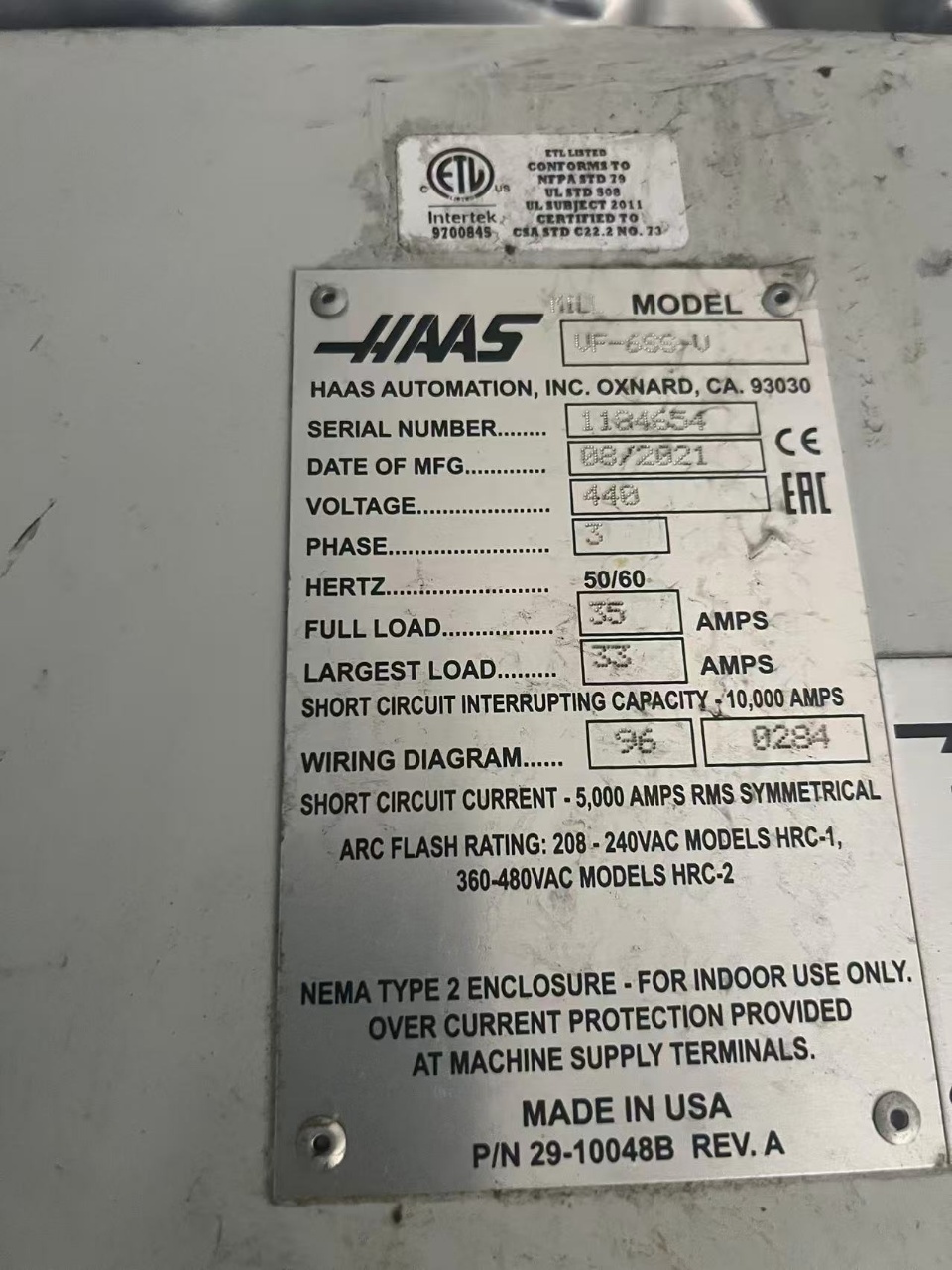 New Haas VF 6 SS-V Vertical Machining Center photo 13