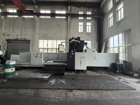 Centro de mecanizado de pórtico usado Haitian de 4 m x 2 m con Siemens 828 D