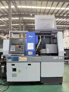 Used STAR SP-23 5-Axis Swiss-Type CNC Lathe with FANUC TF-Plus photo 1