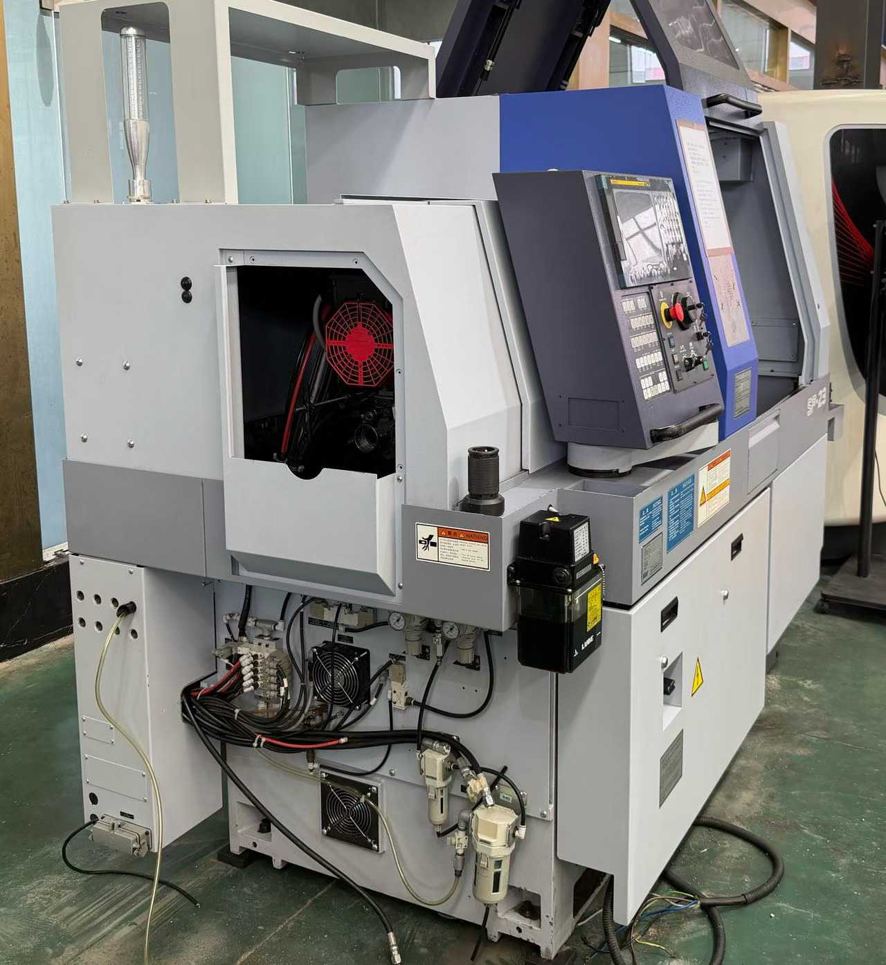 Used STAR SP-23 5-Axis Swiss-Type CNC Lathe with FANUC TF-Plus photo 2