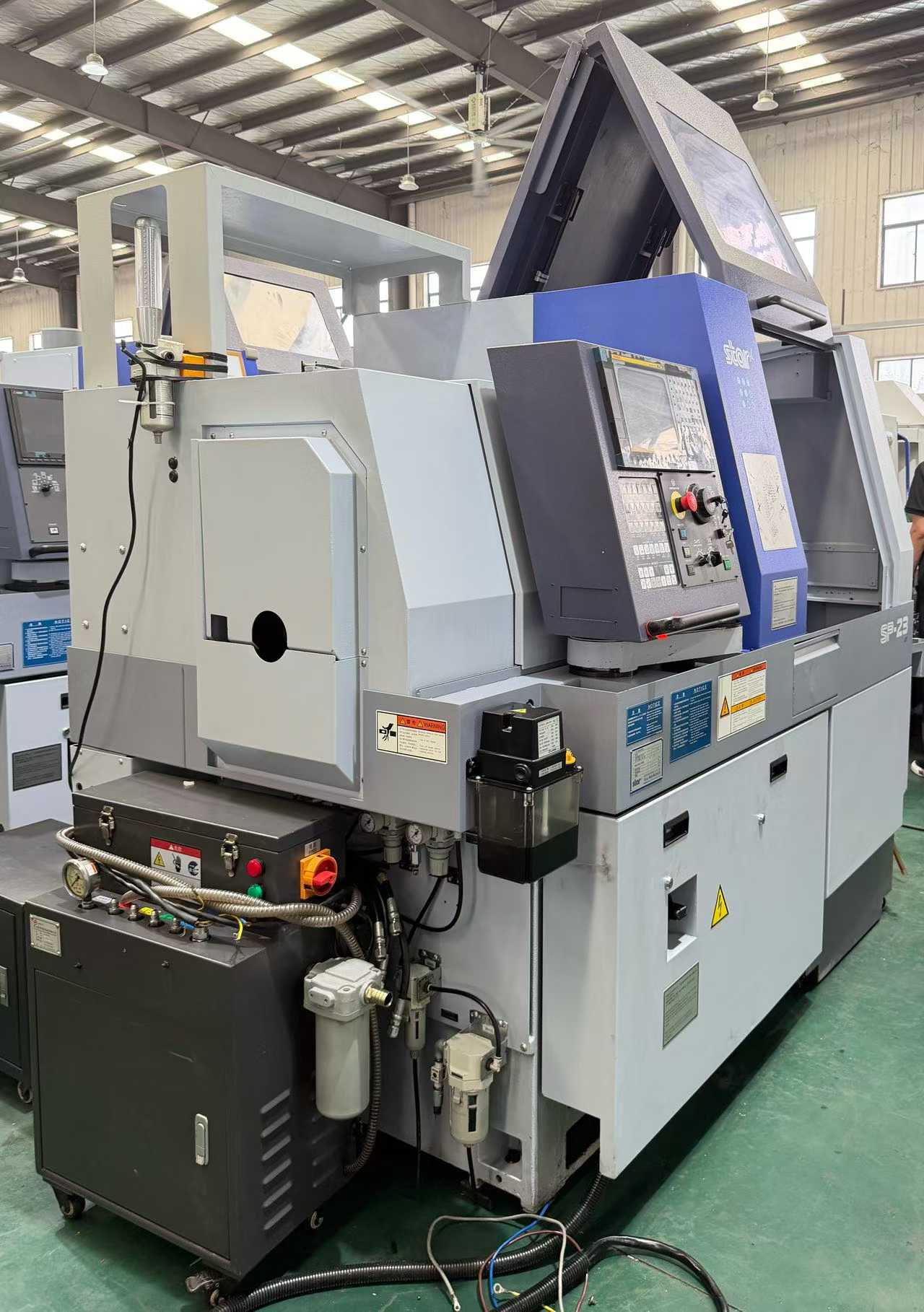 Used STAR SP-23 5-Axis Swiss-Type CNC Lathe with FANUC TF-Plus photo 3