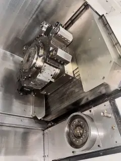 Used Takisawa FX-600 Turn-Mill CNC Lathe with Dual Spindles and Dual Turrets photo 6