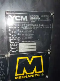Used YCM NCV 102 A Machining Center with FANUC MXP-200 FA photo 9
