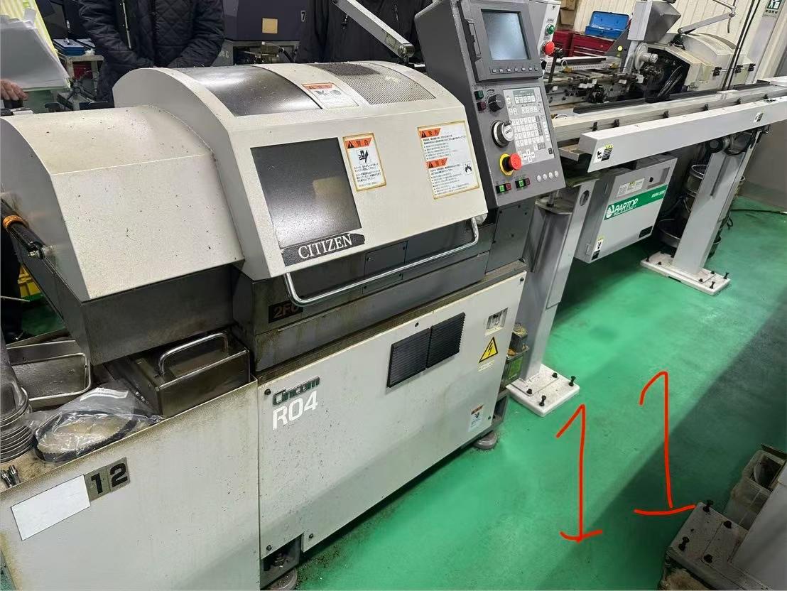 Torno CNC de tipo suizo Citizen R 04 VI de ultraprecisión usado con Fanuc