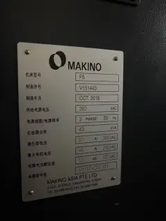 Used Makino F 5 Vertical High-Speed Machining Center (2 Units Available) photo 7