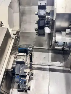 Used Neway NL 322 M Dual-Spindle Dual-Turret Turn-Mill CNC Lathe photo 3