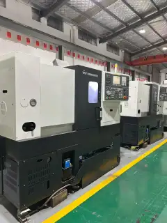 Used Hyundai WIA 450 Gang-Type CNC Lathe with FANUC photo 1
