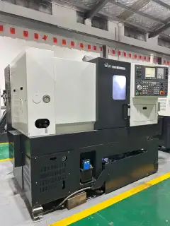 Used Hyundai WIA 450 Gang-Type CNC Lathe with FANUC photo 2