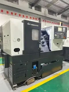 Used Hyundai WIA 450 Gang-Type CNC Lathe with FANUC photo 3