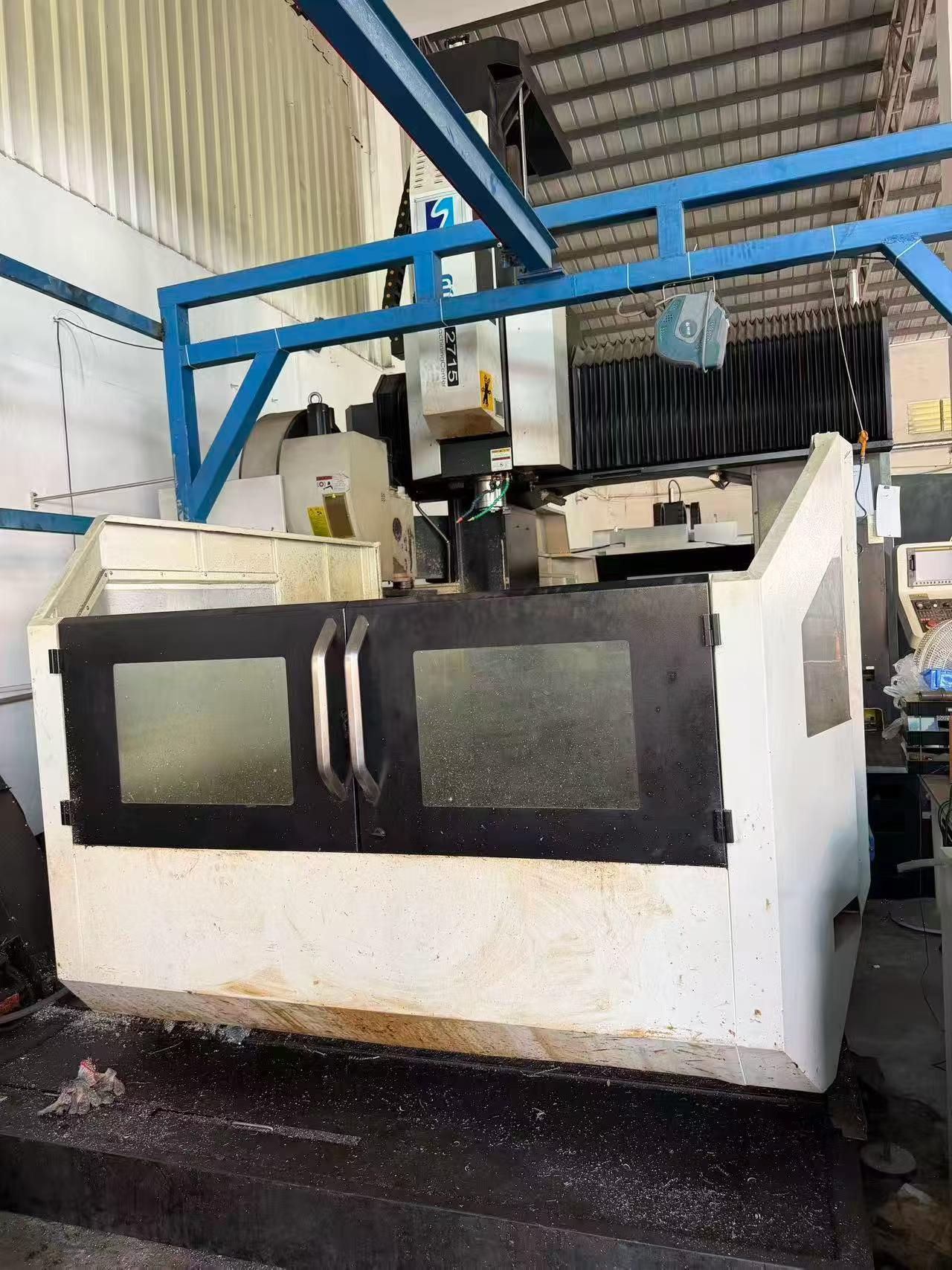 Used Guosheng GMF 2715 T Gantry Machining Center with Fanuc MF Plus