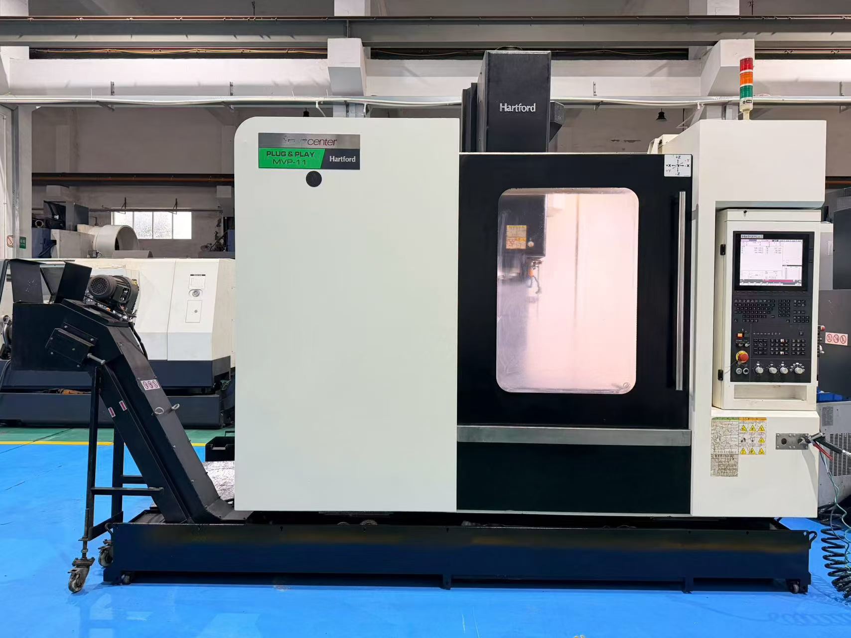 Used She Hong MVP 1160 Vertical Machining Center with Mitsubishi M 80 A Control photo 1