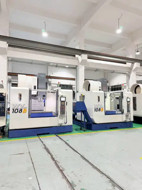 Two Used YCM WV 108 B Machining Centers with FANUC 200 i Control