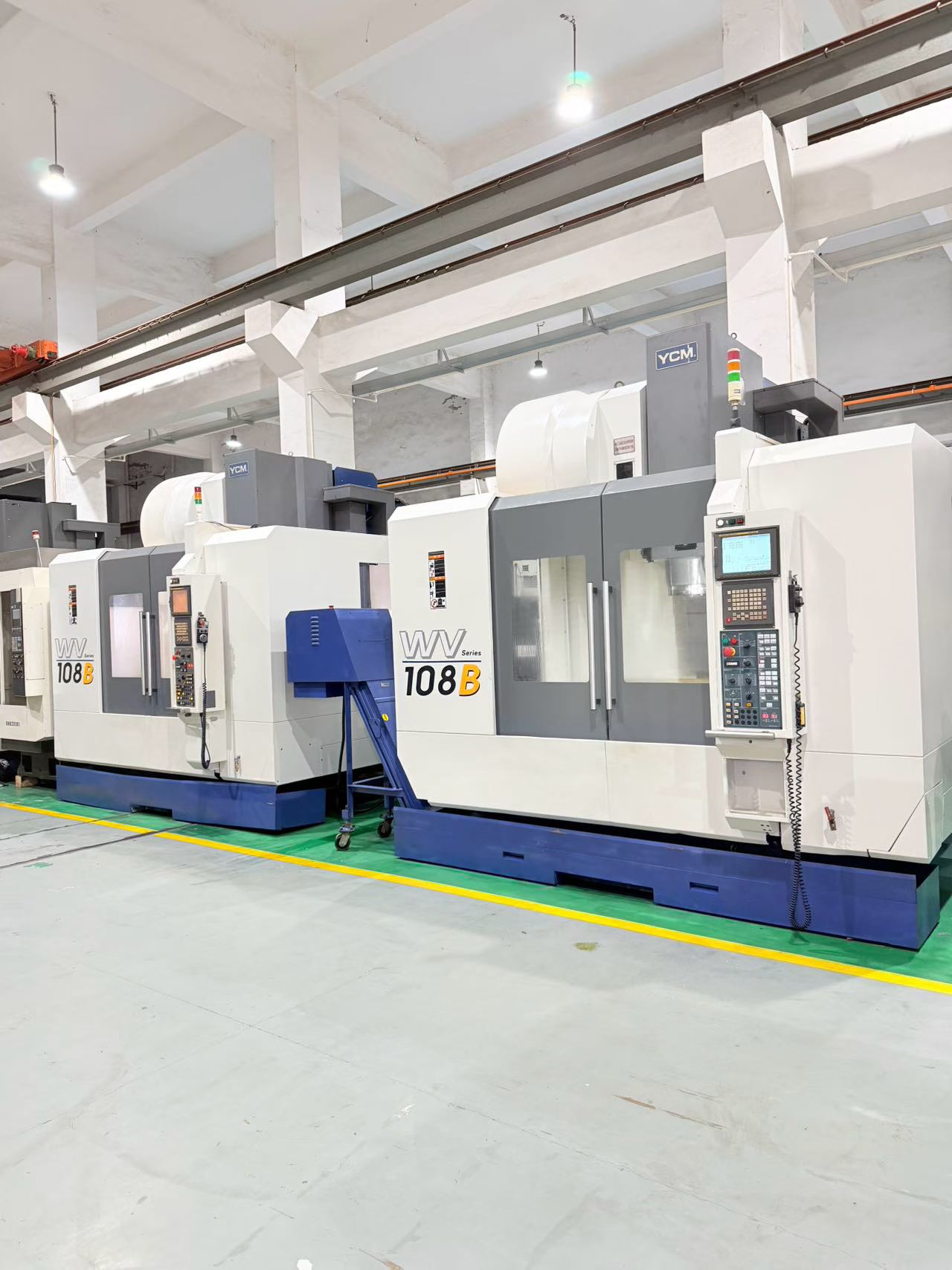 Two Used YCM WV 108 B Machining Centers with Fanuc 200 i Control photo 2