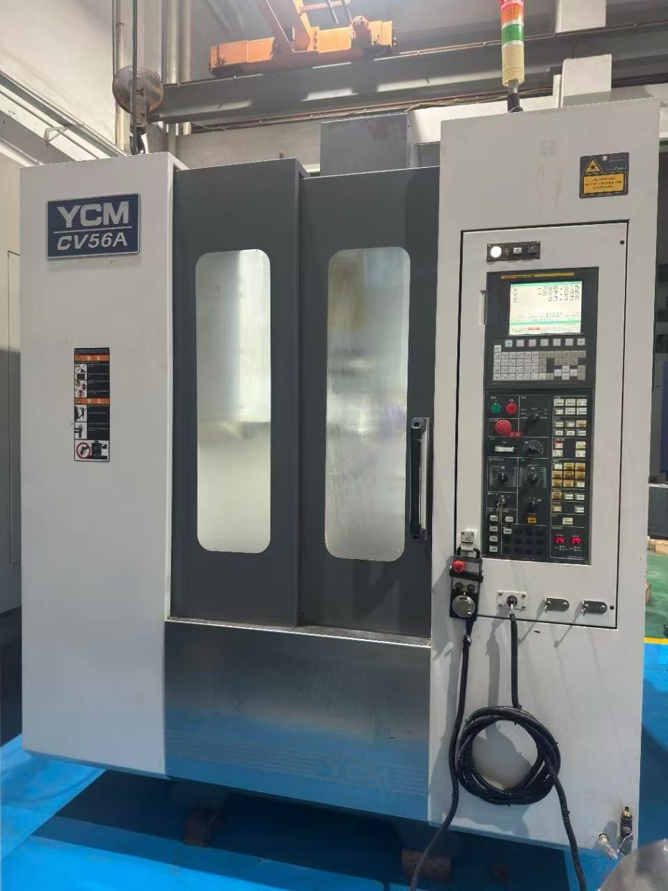 Used YCM CV 56 A Machining Center with FANUC MD