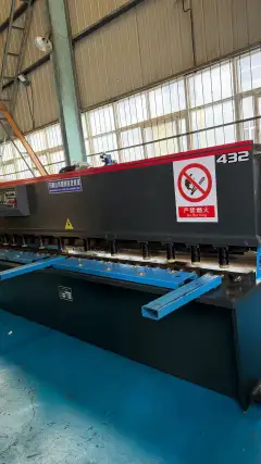 Nearly New Zhide 4 mm x 3.2 m Shearing Machine with MD 11 System photo 6