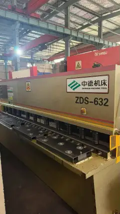 Used Zhongde 6 mm x 3200 mm Shearing Machine with MD 11 System photo 1