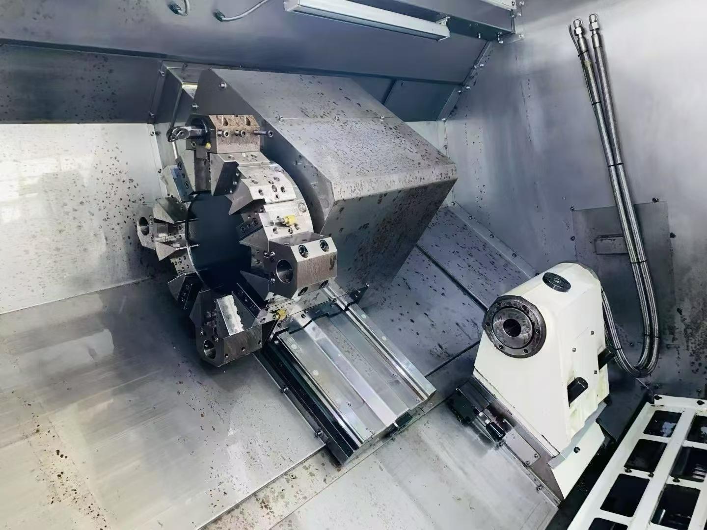 Used Dalian DL-25 M/1000 Heavy-Duty Slant-Bed Turret CNC Lathe with FANUC photo 3
