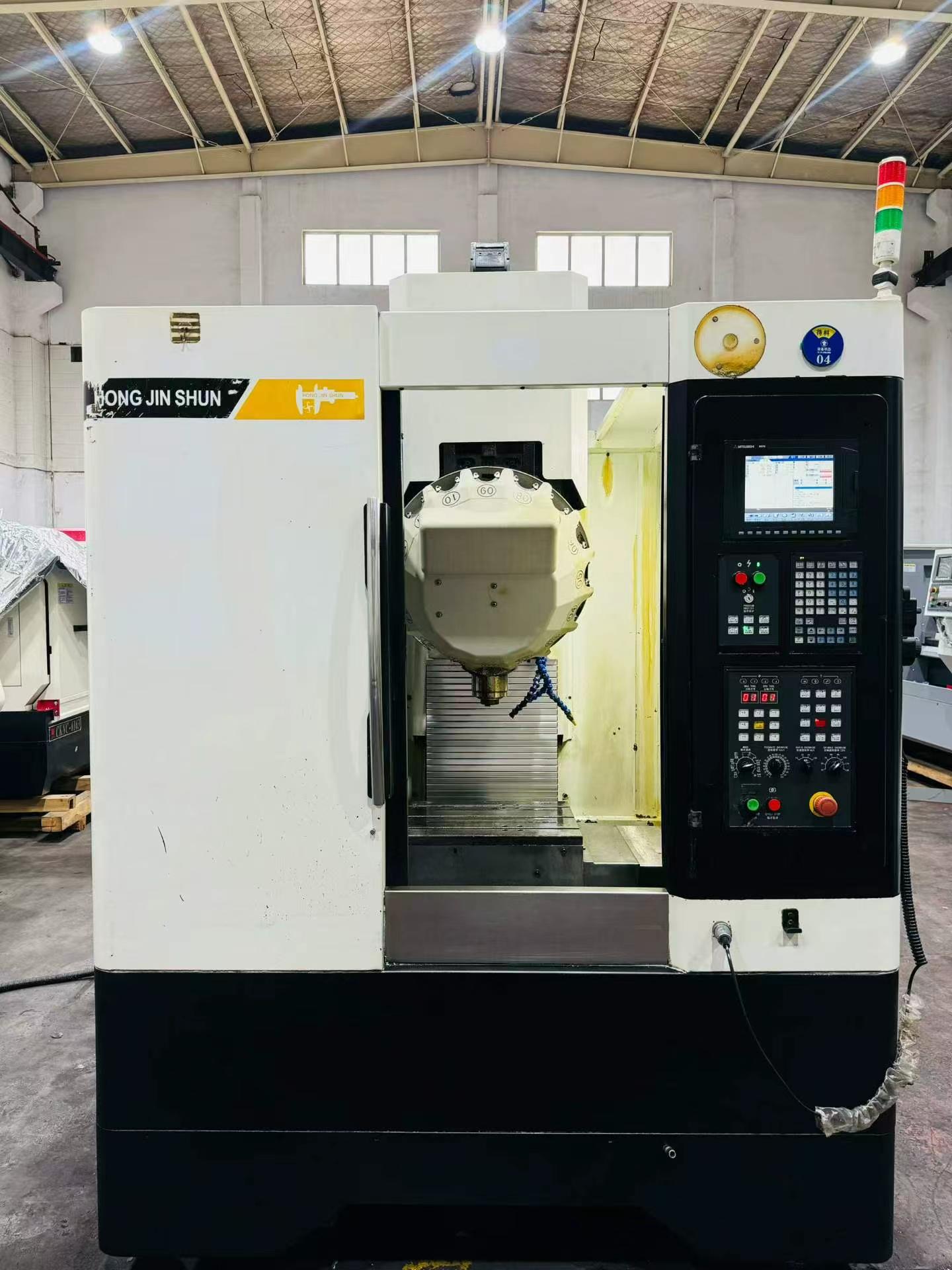 Used Hongjinshun T 5 Drilling and Tapping Center with Mitsubishi M 70 photo 2