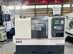Used Jiamengzi HK 500 L Slant-Bed Turret CNC Lathe with SYNTEC 21 TA photo 2