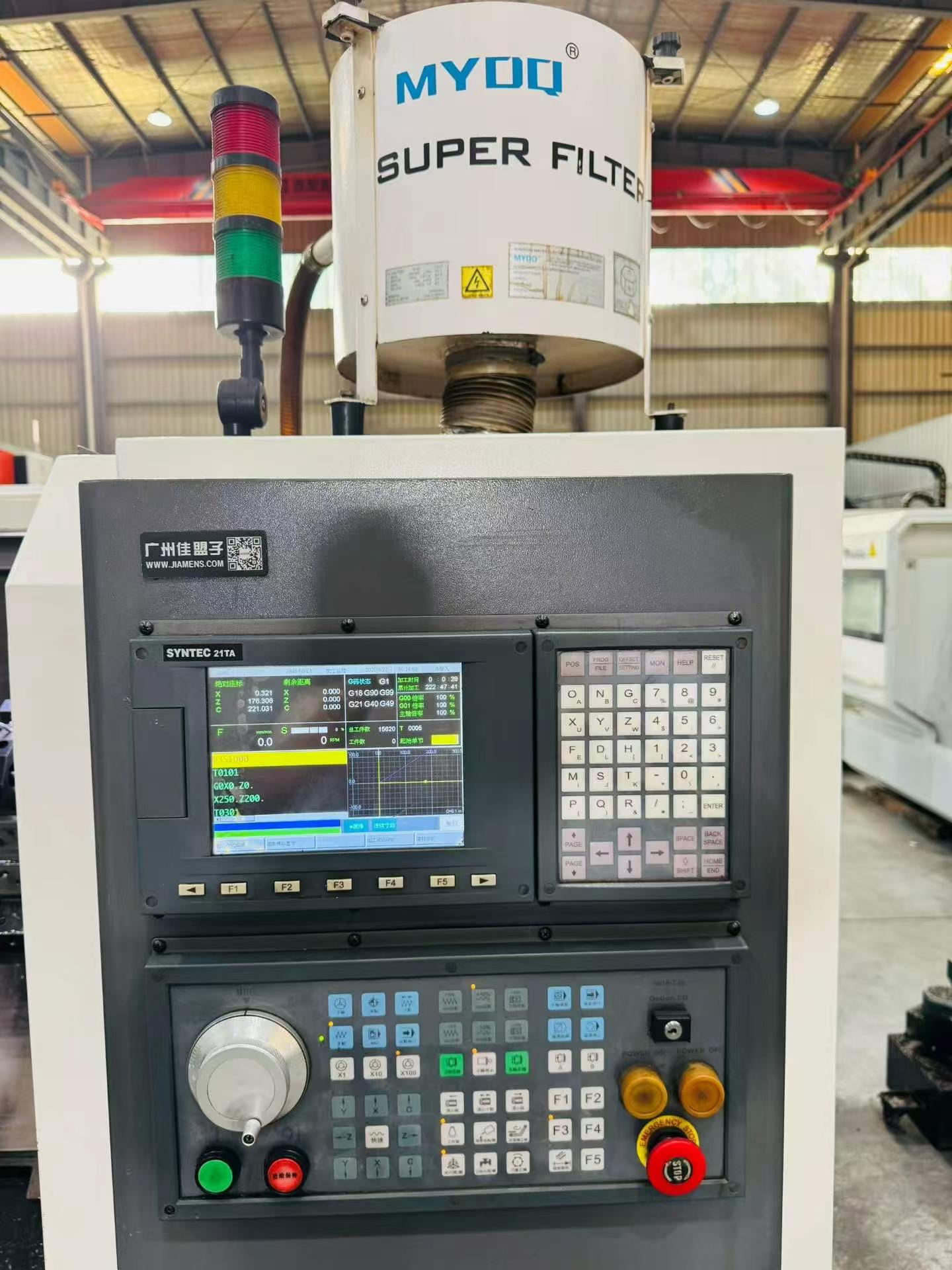 Used Jiamengzi HK 500 L Slant-Bed Turret CNC Lathe with SYNTEC 21 TA photo 5