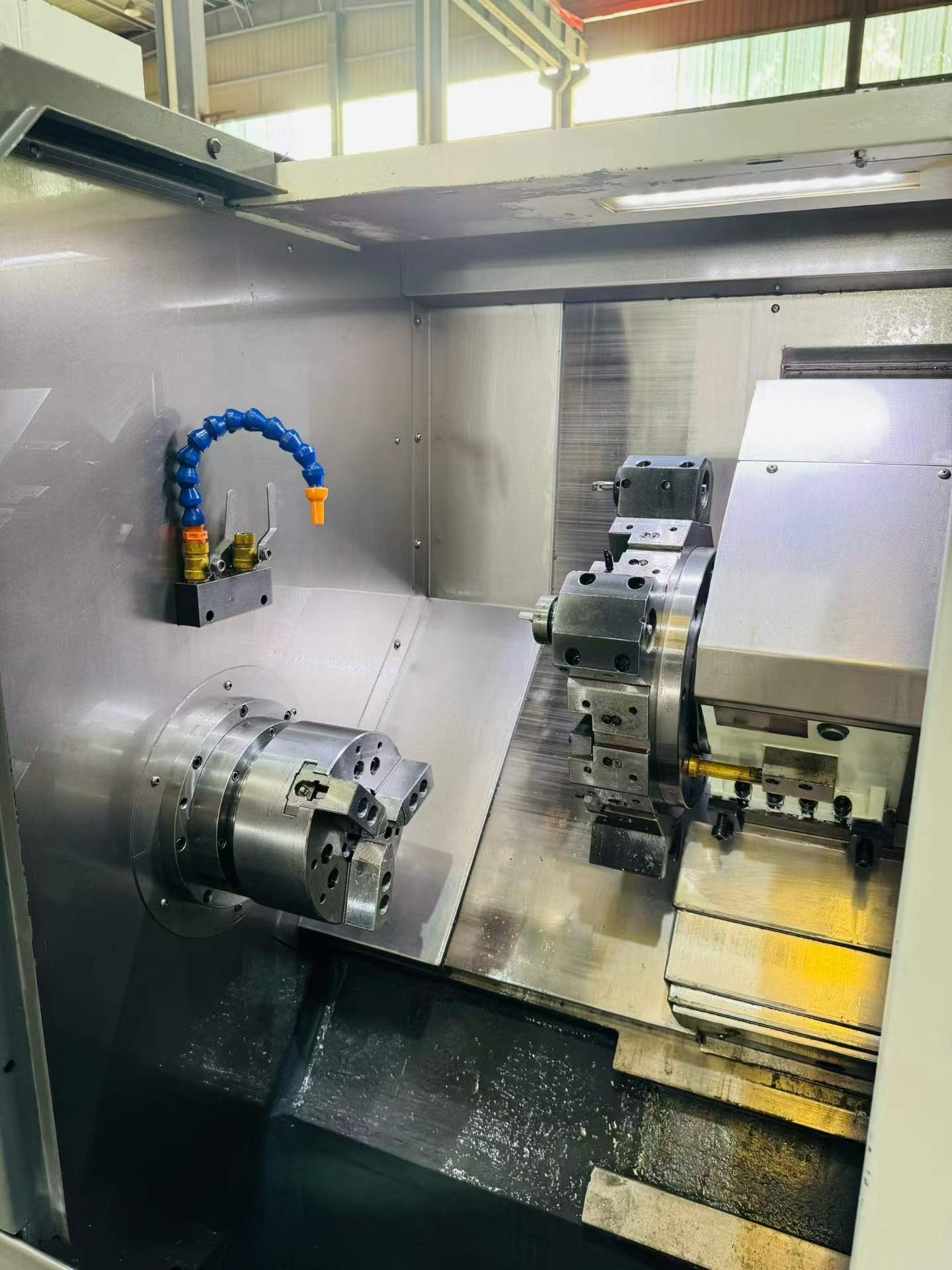 Used Jiamengzi HK 500 L Slant-Bed Turret CNC Lathe with SYNTEC 21 TA photo 7