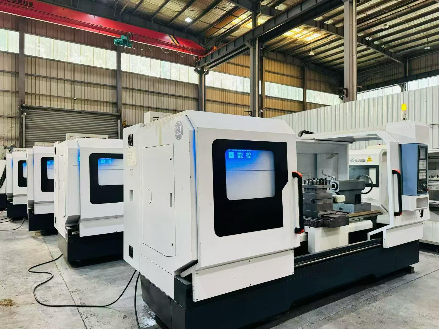 مخرطة CNC مستعملة Nanjing Gaoji CK 6180/1500 مع GSK 980 TB 3i/TC 3