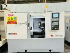 Used Shenyang HTC 40 E Turret-Type CNC Lathe with GSK 988 TA photo 2
