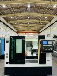 Used Dongbu Dasen C 320 K Slant-Bed Turret CNC Lathe (GSK 980 TC 3) photo 2