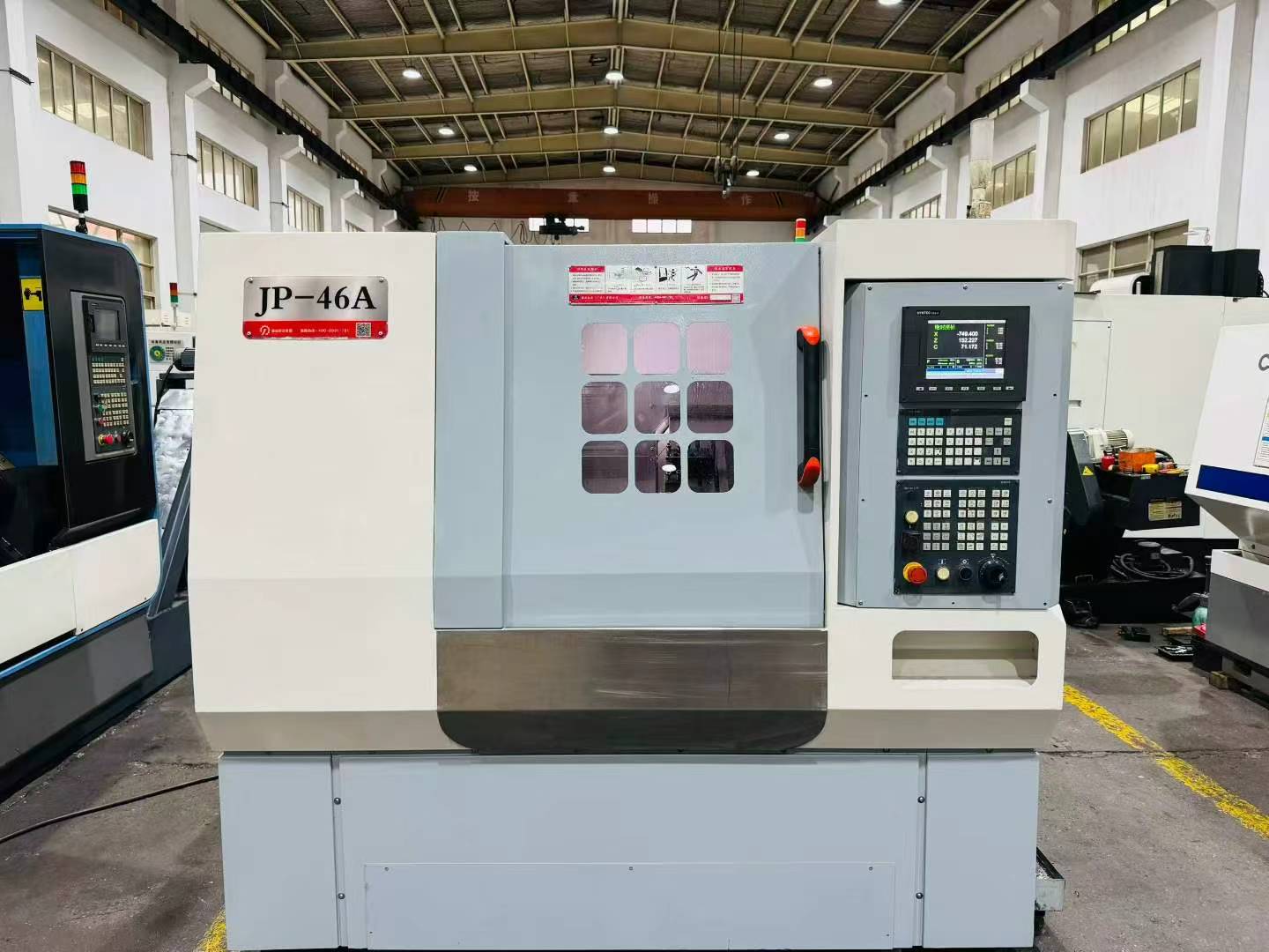 Used JP 46 Slant-Bed Gang-Type CNC Lathe photo 1