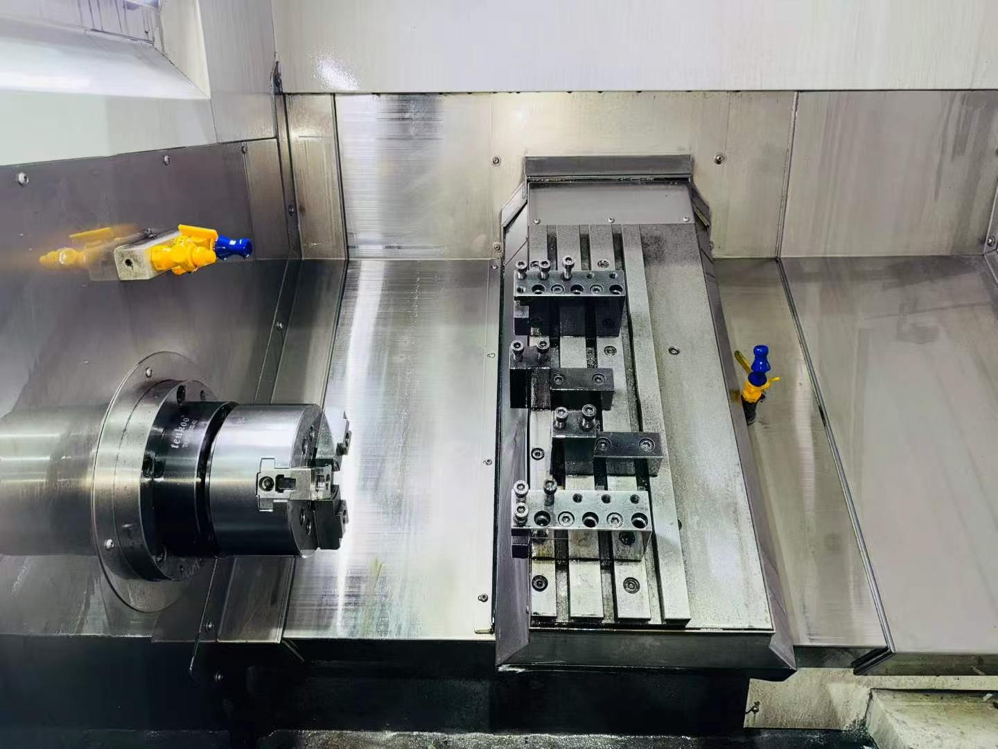 Used JP 46 Slant-Bed Gang-Type CNC Lathe photo 2