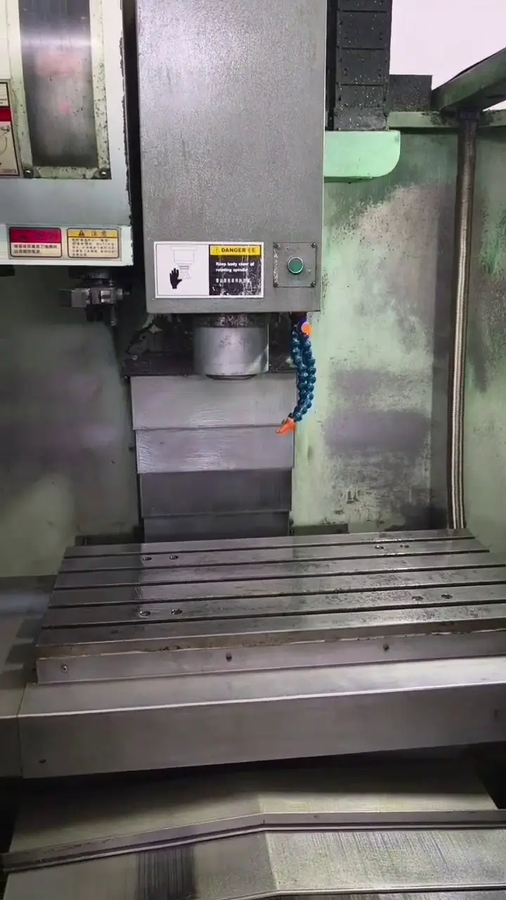 Used Baoji 850 Vertical Machining Center with Linear/Box Guideways video thumbnail