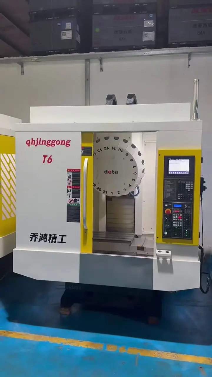 10 Units Qiaohong T 6 CNC Drilling and Tapping Center with Mitsubishi M 80 V video thumbnail