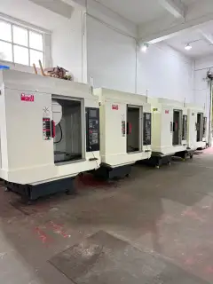 Used JiRFINE T-7 C Vertical Machining Center with Mitsubishi M 80 photo 2