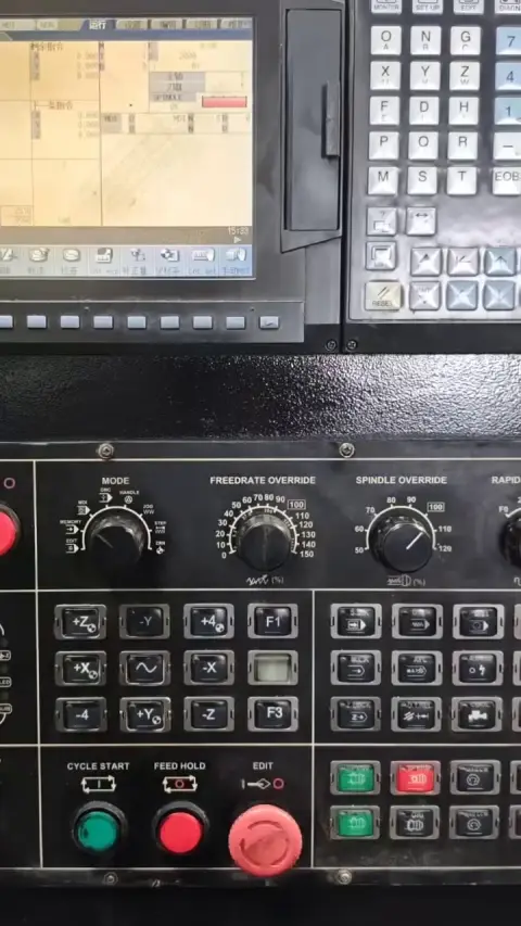Used Taikan V 6 Machining Center with Mitsubishi M 70 Control