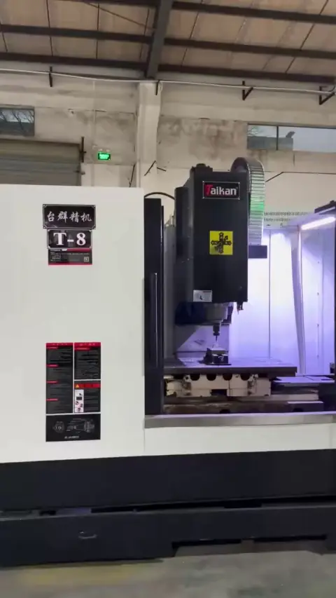 Used Taiqun T-8 Vertical Machining Center with Mitsubishi M 70 A Control