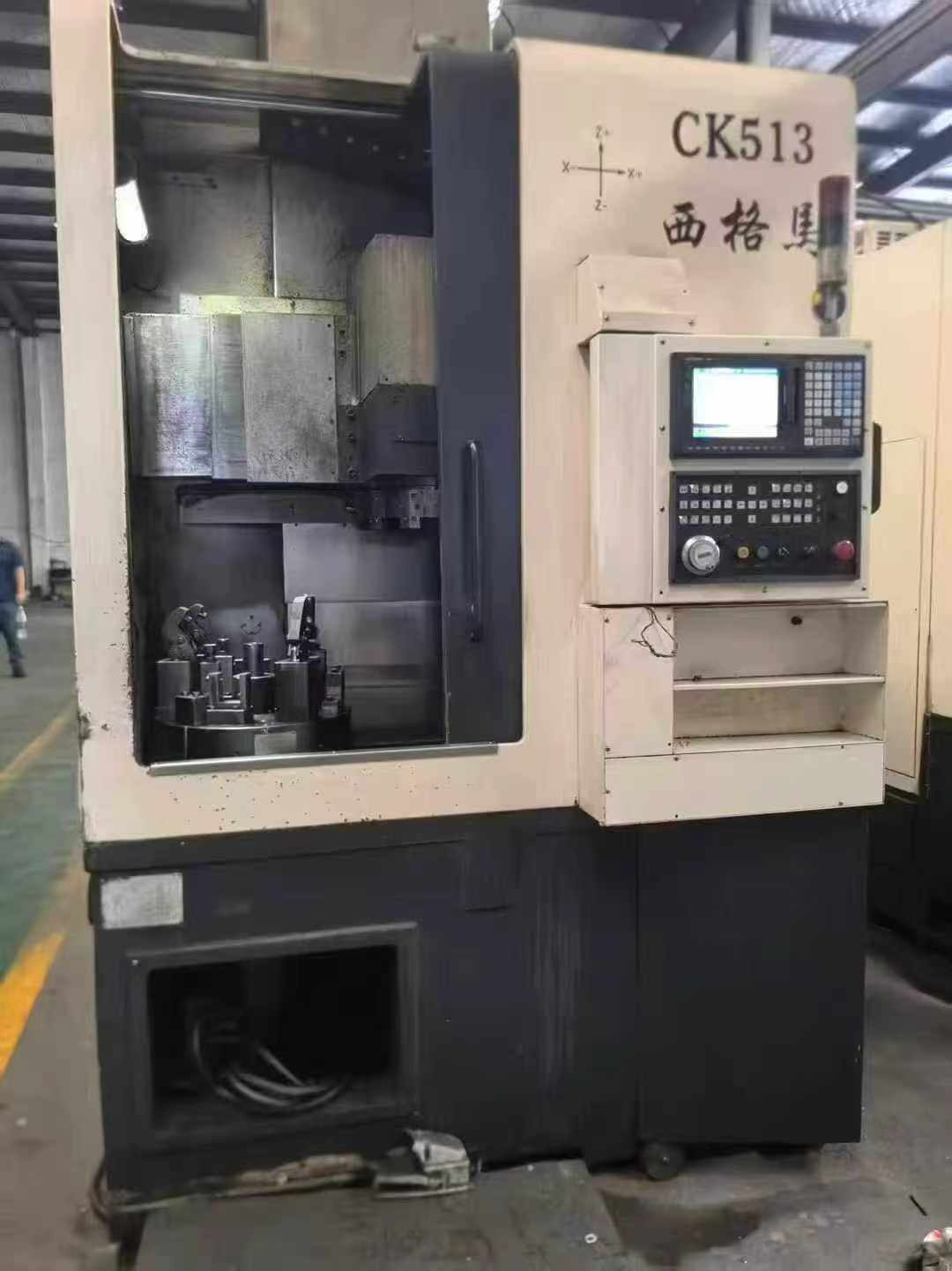 Used Sigma CK 513 Vertical Lathe with Mitsubishi M 70 photo 4