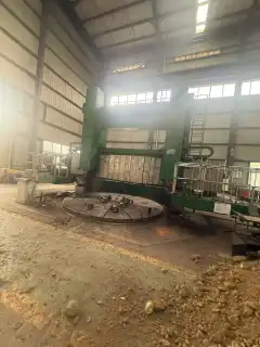 Used Qiyi 5 m CNC Vertical Lathe with Siemens Control photo 3