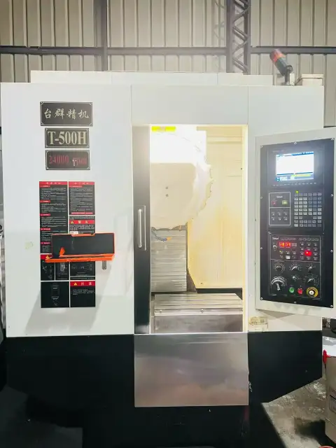 Used Taiqun T 500 H Drilling and Tapping Center with Mitsubishi M 70