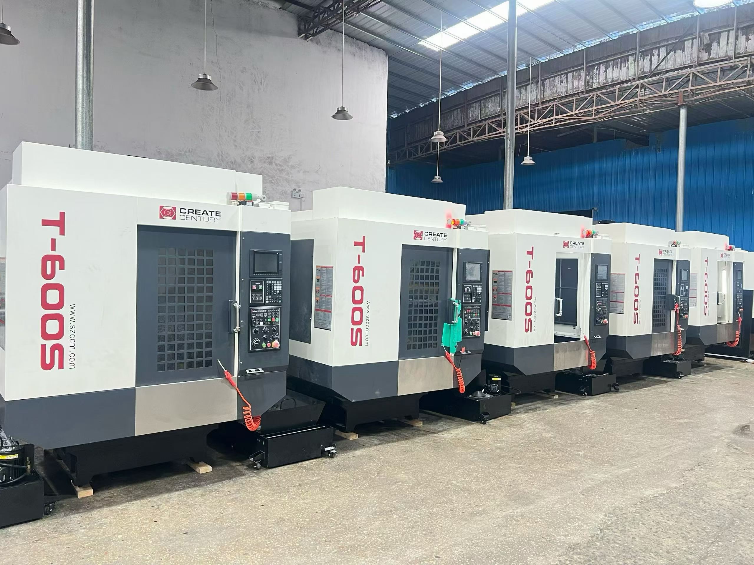 ศูนย์กัดแนวตั้ง Taiqun T 600 S มือสอง พร้อมระบบควบคุม Mitsubishi M 80 A
