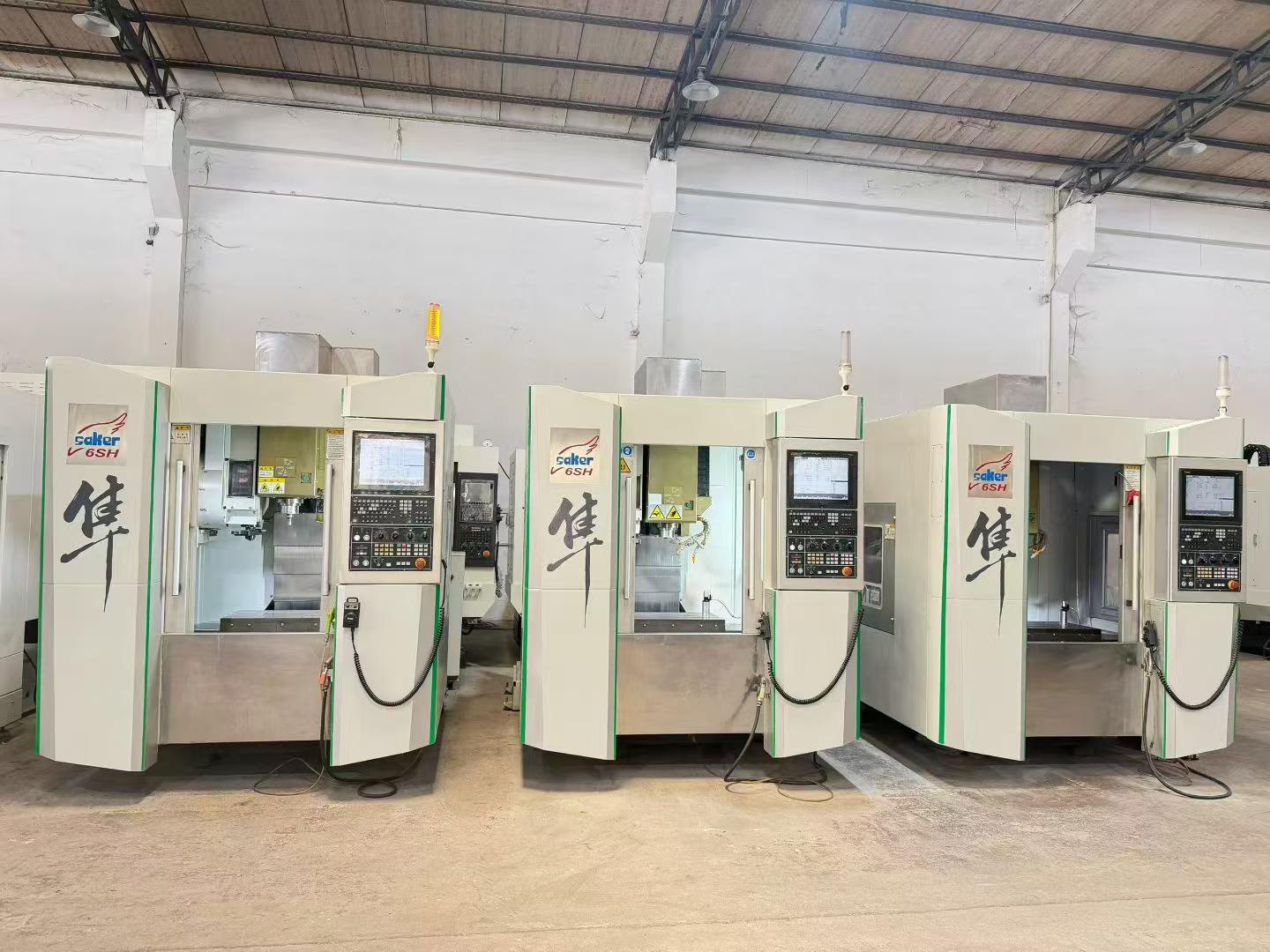 ศูนย์กัดความเร็วสูงไต้หวัน Xin Quan V 6 SH มือสอง พร้อมระบบควบคุม Mitsubishi M 800
