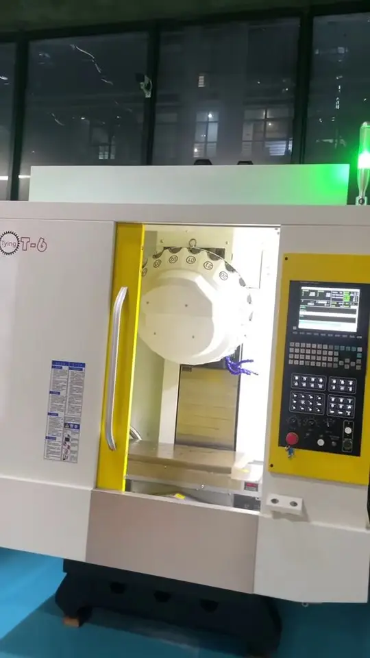 Used T 6 Drilling-Tapping Center with BT30 Spindle video thumbnail