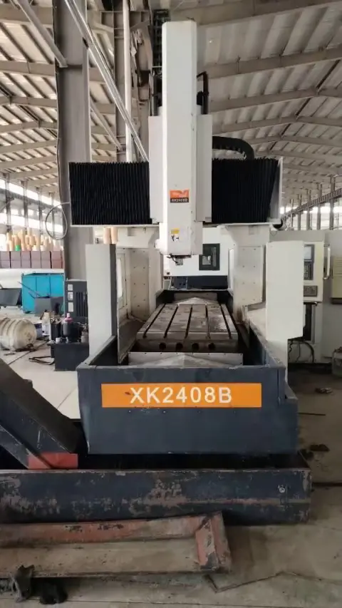 Hanchuan XK 2408 B CNC Portal Freze Makinesi, FANUC 0i-MD