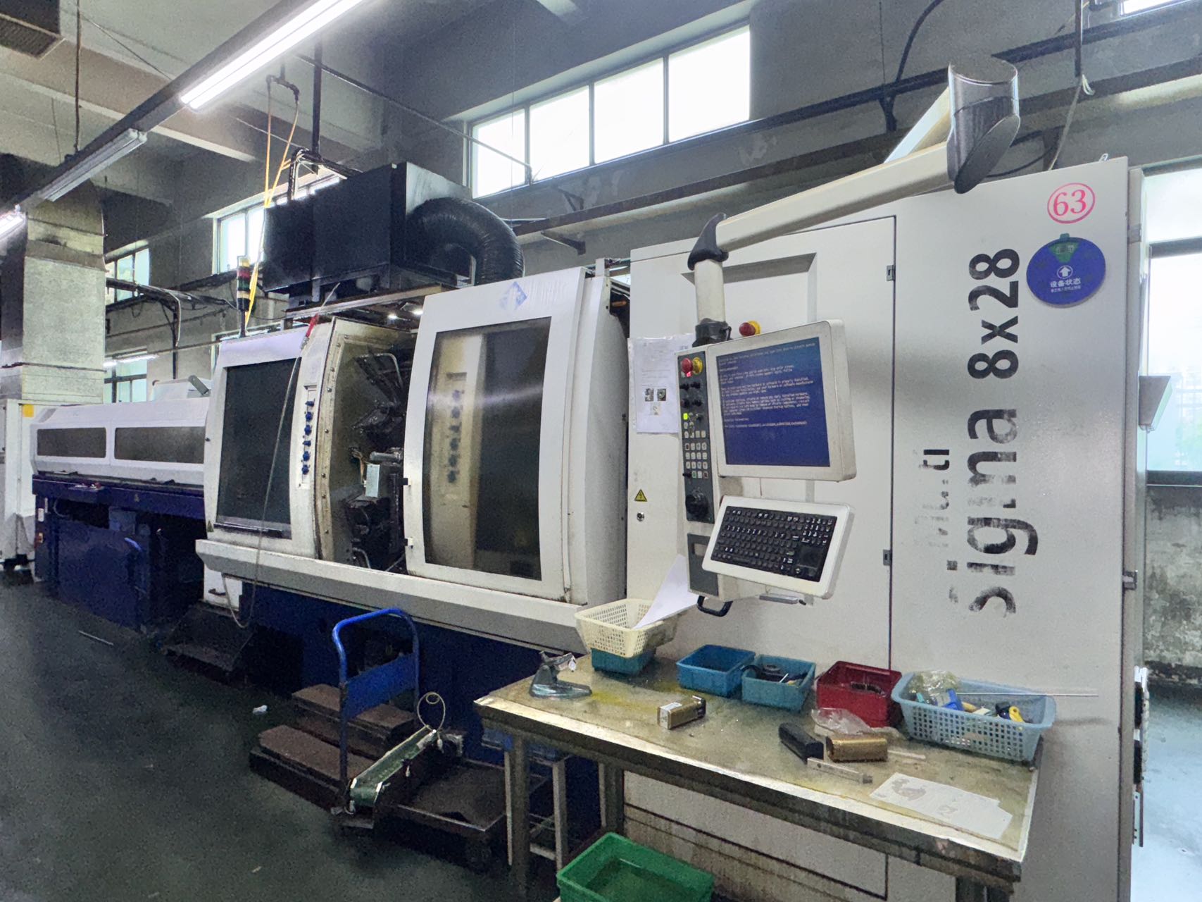 Tornos MSigma 8 x 28 Multi-Spindle Lathe, 2013
