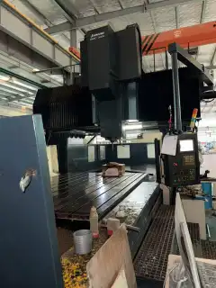 Used 2013 Awea DMC-3000 Moving Beam Gantry Machining Center with FANUC 21 i-MB photo 2